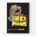 Vintageposter "geef een boek" för väggdekoration