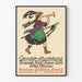 Vintageposter för konstutställning, konstutställning Zürich 1913