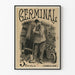 Vintageposter Germinal - Socialroman av E. Zola