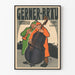 Vintageposter Gerner-Bräu Musik och Festlig Atmosfär