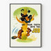 Vintage djurmotiv poster - Bäver i arbete