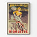 Vintageposter Gigolettte - Väggdekoration i retrostil
