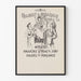 Vintageaffisch operor Gilbert & Sullivan väggdekoration