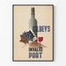 Vintage reklamposter för Gilbey's Invalid Port