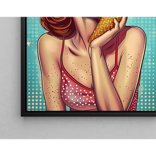Pop Art-tavla - Sommarens mjukhet | Konsttryck Tavla Väggdekoration affisch kopia