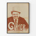 Vintageposter Girier med hög hatt