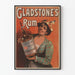 Vintageaffisch Gladstone's Rum - Retro väggdekoration