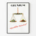 Vintageposter Gluxium Mineralbalans Vitaminberikad