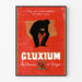 Vintageposter Gluxium - Retro energigivande väggdekoration