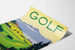 Vintageposter för golf i Lausanne, Schweiz, retro väggdekoration
