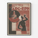 Vintageposter Gouttes ARG-EPH för retro väggdekoration