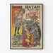 Vintageaffisch för Grand Bazar Jouets et Étrennes Nantes