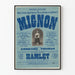 Vintageposter av Opéra Mignon, Imperialteatern