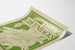 Vintageaffisch Greenbacks Serpent Grön