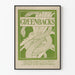 Vintageaffisch Greenbacks Serpent Grön