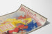 Vintageposter Väggdekoration Hatthallen 1892