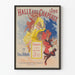 Vintageposter Väggdekoration Hatthallen 1892