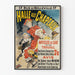 Vintageposter av Halle aux Chapeaux - Retro väggdekoration