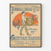Vintageposter Hamburg St. Pauli Turnverein - Väggdekoration för sportevenemang 1895