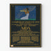 Vintageposter av Hamburger Stadttheater Aida av Giuseppe Verdi