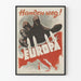 Vintage propagandaposter "Handen weg! Europa" - Retro väggdekoration