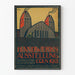 Vintage affisch utställning hantverk Köln 1905