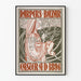 Vintageposter Harper's Bazar Easter A.D. 1896 för väggdekoration