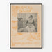 Vintageposter Harper's Bazar Thanksgiving 1892 för väggdekoration