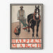 Vintageaffisch Harper's mars väggdekoration lantlig och rustik