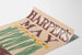Vintageaffisch Harper's May med blomster i krukor