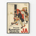 Vintageposter Hausier Gesetz - Tysk retro väggdekoration