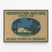 Vintageposter Heimstatten Berlin - Retro väggdekoration — inramlat konstverk på väggen
