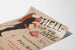 Vintageposter Hell Up To Date satirisk illustration