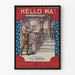 Vintageposter Hello Ma - Nostalgisk militär väggdekoration