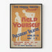 Vintage teaterposter Help Yourself väggdekoration