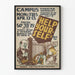 Vintageposter 'Help Yourself' Federalteatern - Retro väggdekoration