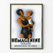 Vintageposter Hémagenine Giraud - Illustration mor och barn