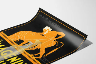 Vintageposter Hémagénine Giraud väggdekoration