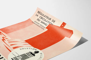 Vintageposter Hémoductyl Blodcirkulationsregulator