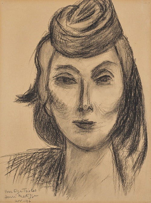 Portrait d’Elsa Triolet, 1946 – Henri Matisse