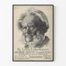 Vintageposter av Henrik Ibsen - Porträtt och Samlade Verk