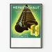 Vintageposter HEPARTICHAUT Leverfunktion för leverdränering