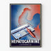 Vintageposter Hepatocarnine Lefrancq - retro väggdekoration