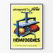 Vintageposter HÉPATOGENES Charvoz - Väggdekor för hälsa, levern
