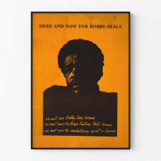 Vintageposter Here and Now för Bobby Seale