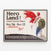 Vintageposter Hero Land - Retro Väggdekoration Artem Legrand — inramlat konstverk på väggen
