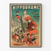 Vintageposter Hippodromet Nissarna Utställning Tyrolare