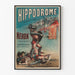 Vintageposter av Hippodrome vid Pont de l'Alma - Neros gladiator
