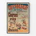 Vintageaffisch Hippodrome de Paris - Löpbanor med hinder