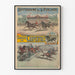 Vintageposter av Hippodromen i Saint-Ponchon - Carpentras tävlingar